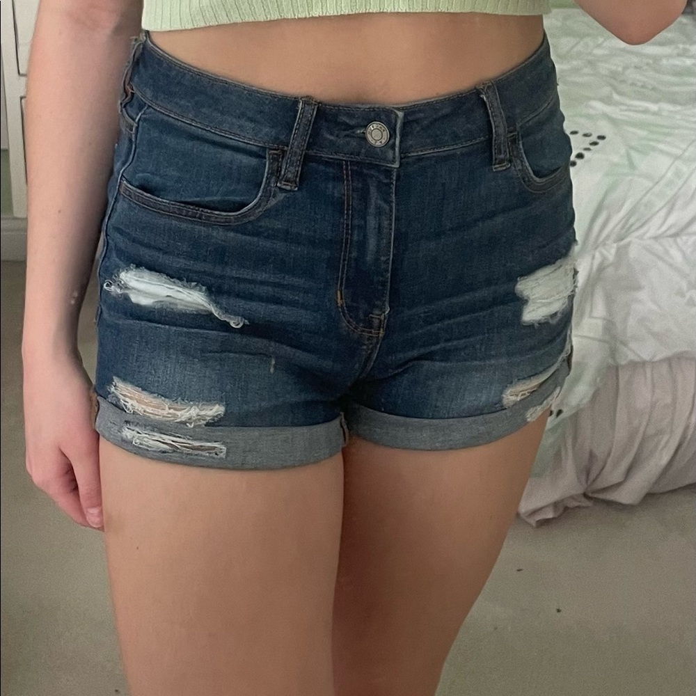 Pacsun - Super Stretch Shortie Jean Shorts - Size 26